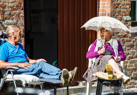 Enjoying the quiet life in Bruges