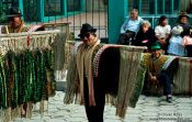 Travel photography:Village elders dressed for the annual festival, Sorata, Bolivia