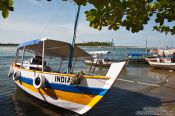 Travel photography:Boat on Boipeba Island, Brazil