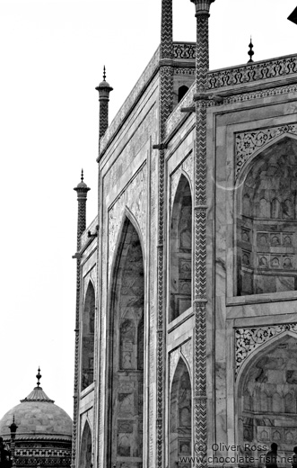Taj Mahal Mausoleum in Agra