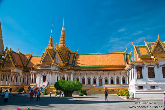 The Throne Hall at the Royal Palace in Phnom Penh