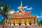 Travel photography:Temple between Sihanoukville and Kampott , Cambodia