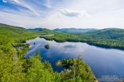 Travel photography:The Lac Monroe lake in Quebec´s Mont Tremblant National Park, Canada