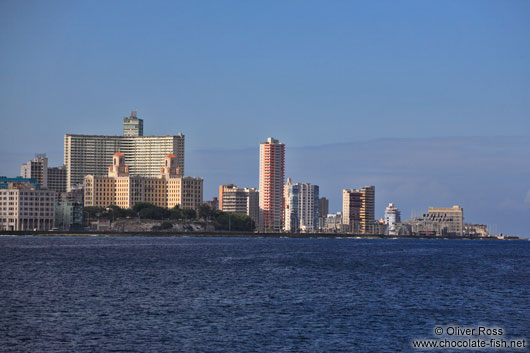 View of the skyline from the Malecón