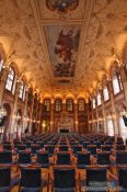 Travel photography:Large assembly room in the Waldstein palace, Czech Republic