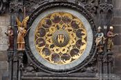 Travel photography:Old town city hall facade detail, Czech Republic