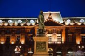 Travel photography:Place Kleber during the christmas market in Strasbourg, France
