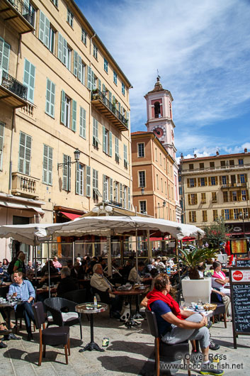 The old town in Nice