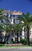 Travel photography:Houses along the promenade des Anglais in Nice, France