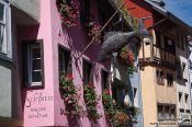 Travel photography:Facades in Lindau , Germany