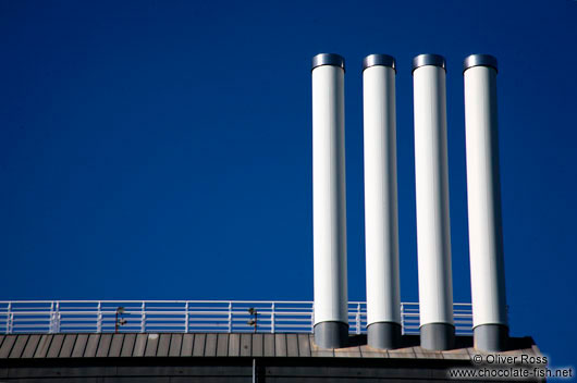 Four chimneys in Hamburg