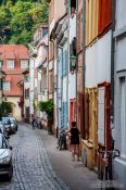 Travel photography:Houses in Heidelberg´s old town, Germany