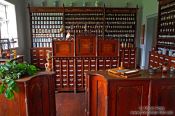 Travel photography:Old 18th century rural pharmacy, Germany