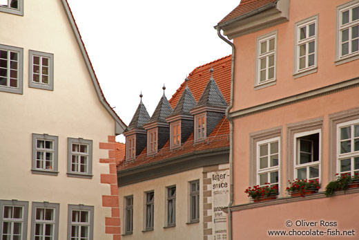 Houses near the main square in Erfurt