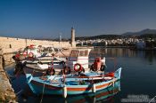 Travel photography:Boats in Rethymno harbour, Grece