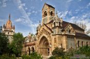 Travel photography:The Ják chapel in Budapest´s Vajdahunyad castle, Hungary