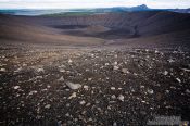 Travel photography:The crater of Hverfjall volcano, Iceland