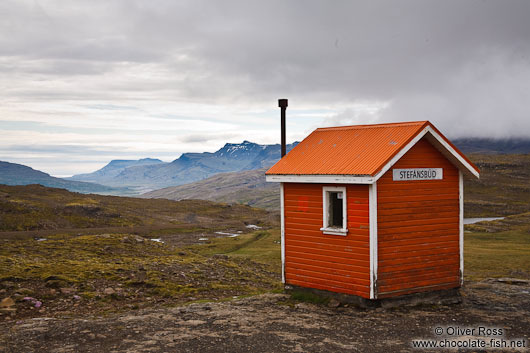 Mountain shelter at Þorgrímsstaðir