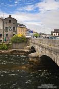 Travel photography:Bridge across the Corrib river in Galway , Ireland