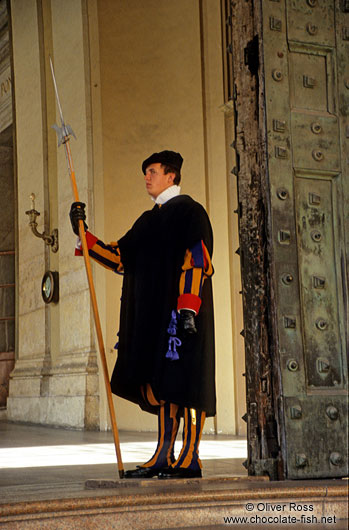 Swiss Guard in the Vatican