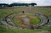 Travel photography:Amphitheatre in Pompeii, Italy