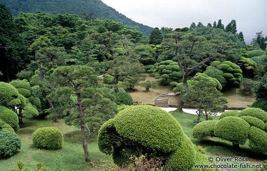 Sculptured garden in Hakone Ntl Park