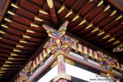Travel photography:Roof detail on Kyoto temple, Japan