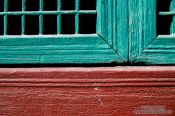 Travel photography:Window detail in Seoul`s Changdeokgung palace, South Korea