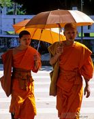 Travel photography:Buddhist monks in Luang Prabang, Laos