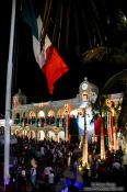 Travel photography:Boca del Rio Independence day celebrations with `el grito`, Mexico