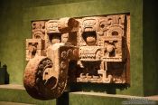 Travel photography:Mayan architectural element at the Mexico City Anthropological Museum, Mexico