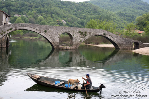 Ancient bridge in Rijeka-Crnojevica dating from the time of Turkish domination