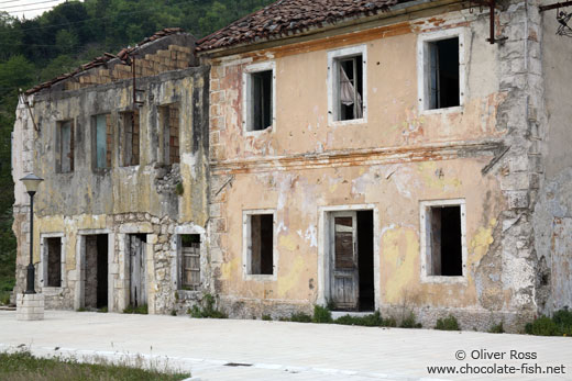 Abandoned houses in Rijeka-Crnojevica