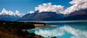 Travel photography:Lake Pukaki in Mc Kenzie Country , New Zealand