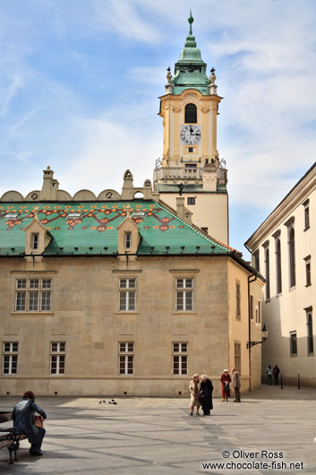 The old town hall in Bratislava