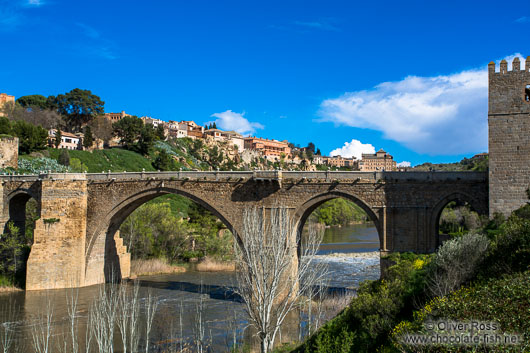 The Bajada San Martin in Toledo with Tajo river
