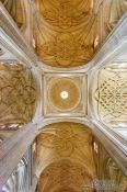 Travel photography:Ceiling inside Segovia cathedral, Spain
