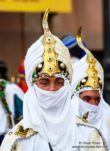 Procession for the Epiphany (Three Kings) celebrations in Sitges