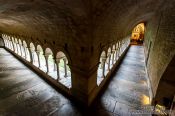 Travel photography:Cloister in Girona cathedral, Spain