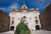Travel photography:Church at Lluc Monastery, Spain