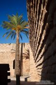 Travel photography:Courtyard of the Palma Modern Art Museum, Spain