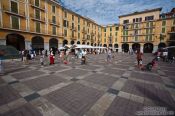 Travel photography:The Plaza Major in Palma, Spain