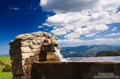 Travel photography:Water fountain near the Taga mountain, Spain