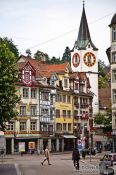 Travel photography:Houses in Sankt Gallen , Switzerland