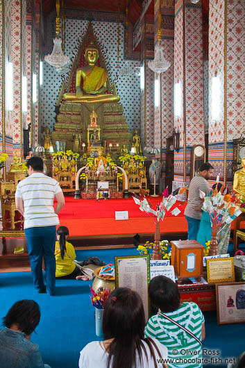 Inside Wat Arun in Bangok