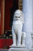 Travel photography:Guardian at Wat Benchamabophit, Thailand