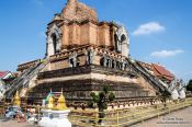 Travel photography:Wat Chedi Luang Worawihan in Chiang Mai, Thailand
