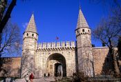 Travel photography:Main entrance gate to the Topkapi palace, Turkey