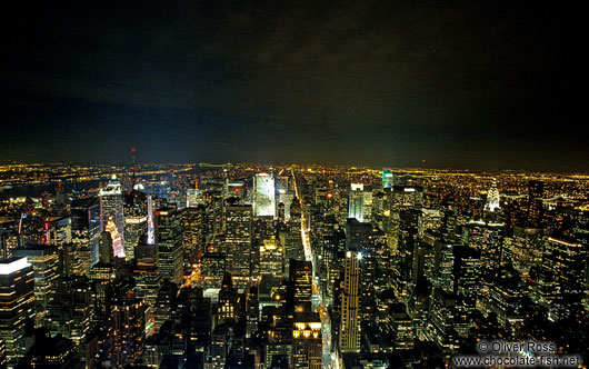 New York City by night