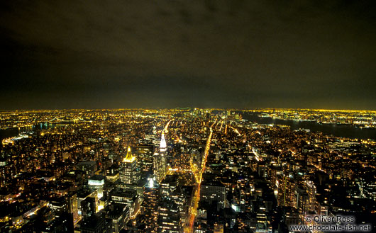 New York City by night